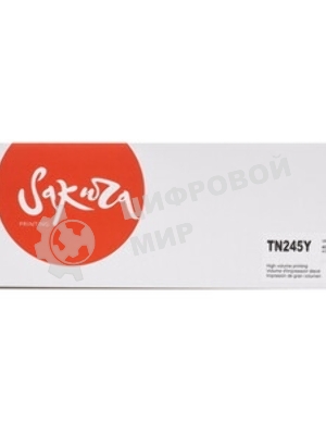 Картридж лазерный Sakura TN245C для Brother HL-3140/3150/3170, DCP-9020, MFC-9140/9330/9340, желтый, 2 200к.