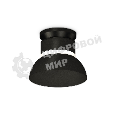 Светильник Ambrella Light XS8102051 SBK/PBK/CL черный песок/черный полированный/прозрачный GX53 (N8902, C8102, N8141)