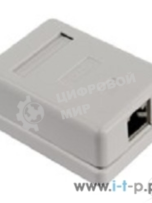 Розетка RJ-45 1 порт экранированная FTP/STP (NAS-212, LY-SB10)