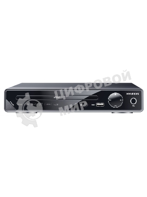 Плеер DVD Hyundai H-DVD200 черный Караоке ПДУ