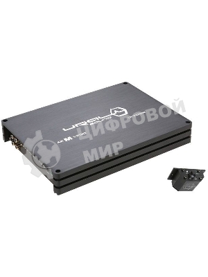 Усилитель URAL AKM 1.700 1-канальный усилитель (сабвуферный моноблок) Класс D. Ном. выходная мощность (4 Ом), Вт: 1х350. Ном. выходная мощность (2 Ом), Вт: 1х550. Диапазон частот(-3дБ), Гц, не уже: 10–250. Коэффициент гармонических искажений, %, не более: 0,05. Разделение каналов