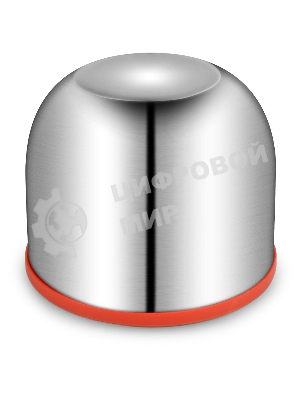 Термос Starwind 20-1000 1 л, серебристый/красный, картонная коробка