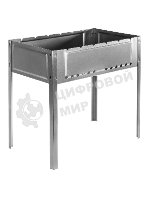 Мангал Palisad Camping облегченный с ребрами жесткости 500x300x500 мм