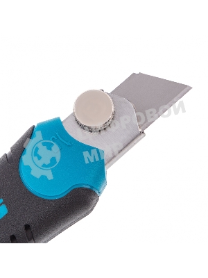 Нож Gross 170 мм, обрезин. ABS - корпус, выдв.сегм. лезвие 18 мм (SK-5), метал. напр-щая, 5 лезвий