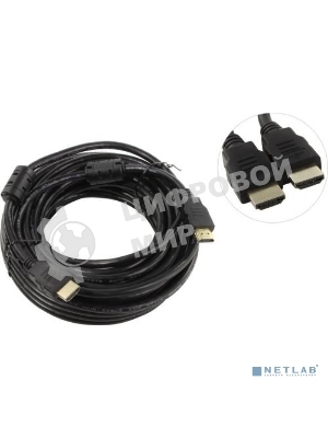 Кабель 5bites APC-200-100F HDMI, M-M, V2.0, 4K, HIGH SPEED, ETHERNET, 3D, FERRITES, 10м