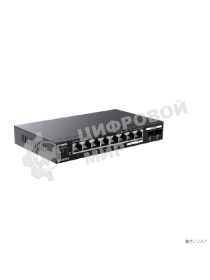 Коммутатор сетевой Tenda TEM2010X Настольное исполнение 8x10Base-T/100Base-TX/1000Base-T 2xSFP+ 12 Вт TEM2010X