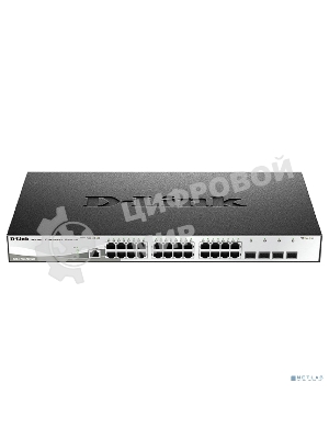 Коммутатор D-Link DGS-1210-28X/ME/C1A 24x1Гбит/с 4SFP+ управляемый