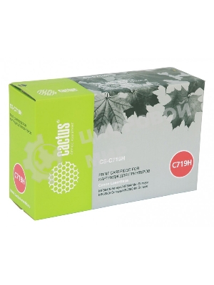 Картридж лазерный Cactus CS-C719H черный (6400 стр.) для Canon MF5840dni-Sensys/MF5880dni; LBP6300i/6650i