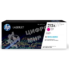 Картридж лазерный Cartridge HP 212A для CLJ Enterprise M554/M555/M578, пурпурный (4 500 стр.)