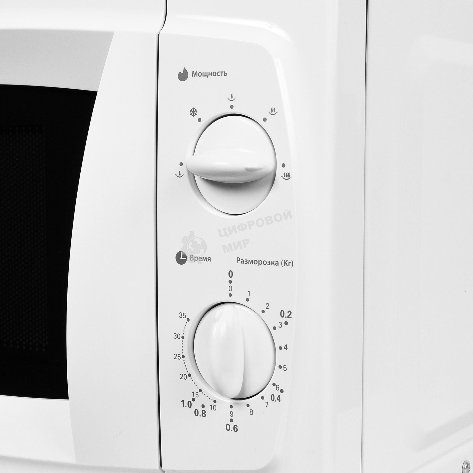 Микроволновая печь Starwind SWM5520 белый, 20 л, 700 Вт, переключатели - поворотный механизм