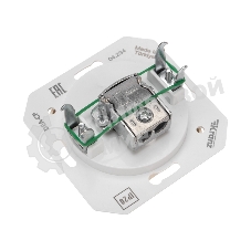 Розетка телевизионная Kranz TV DEA Проходная с/у мех. бежевый (1/10/120)