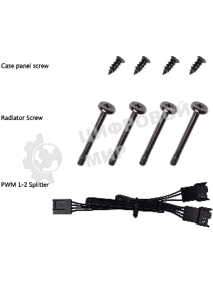 Вентилятор для корпуса ID-Cooling WF-14025-XT BLACK черный, 140 мм, 1600 об/мин, 32.6 дБ, 4 pin