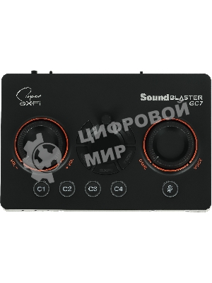 Звуковая карта Creative USB Sound BlasterX GC7 (Super X-Fi Ultra DSP) 7.1 Ret