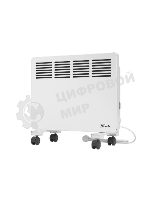 Конвектор электрический MTX КМ-1000.1 белый, 1000 Вт, 15 м2, термостат