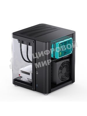 Корпус без блока питания Корпус JONSBO TK-1 Black 2.0 MATX без БП, mini-ITX, micro-ATX, черный