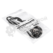 Кабель питания ExeGate Power PC-1P (Евровилка угловая Schuko->C13, VDE-250V-3*0.5мм2, медь, черный, 6A, 1м)