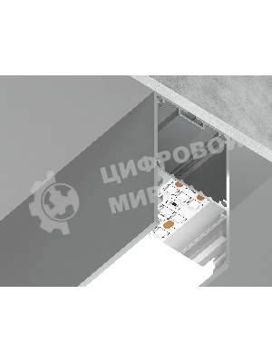 Алюминиевый профиль Ambrella light GP3000AL серебро 2000*35*67