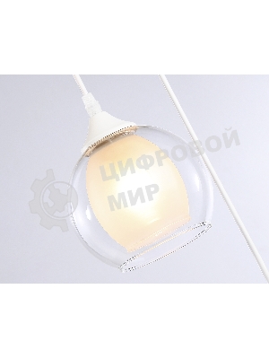 Подвесной светильник TR3540/3 WH/CL/FR белый/прозрачный/белый матовый E27*3 max 40W D281*800