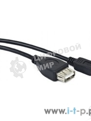 Кабель Gembird/Cablexpert AF/MicroBM, USB 2.0 OTG, 0.15м, пакет