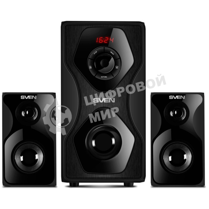 Акустическая система SVEN AC MS-2055, черный (55Вт, FM-тюнер, USB/SD, дисплей, ПДУ, Bluetooth)