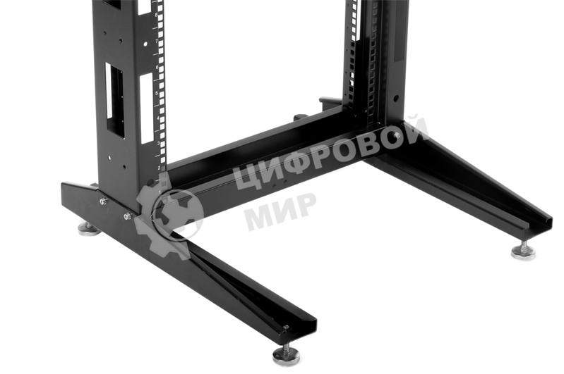 Стойка телекоммуникационная универсальная ЦМО 33U однорамная,цвет черный (СТК-33-9005) (1 коробка)