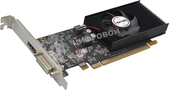 Видеокарта Afox AF1030-2048D5L5-V2 NVidia GT1030 2Gb, 64bit, GDDR5, HDMI+ DVI RTL