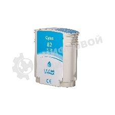 Картридж струйный Sakura C4911A (№82 Cyan) для HP, голубой, 72 мл.