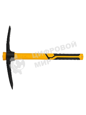 Кирка Denzel 700 г, фибергласовая обрезиненная рукоятка 385 мм