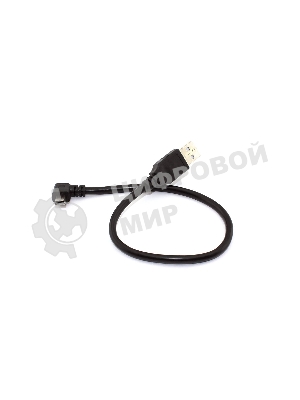 Кабель USB Type A на Mini USB угол вправо 0,25 м