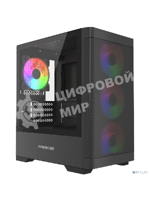 Корпус PowerCase Mistral Micro A13B, Micro-Tower, чёрный