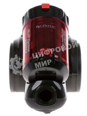Пылесос Centek CT-2524 черный/красный, 420/2300 Вт, уборка сухая, пылесборник контейнер 2 л