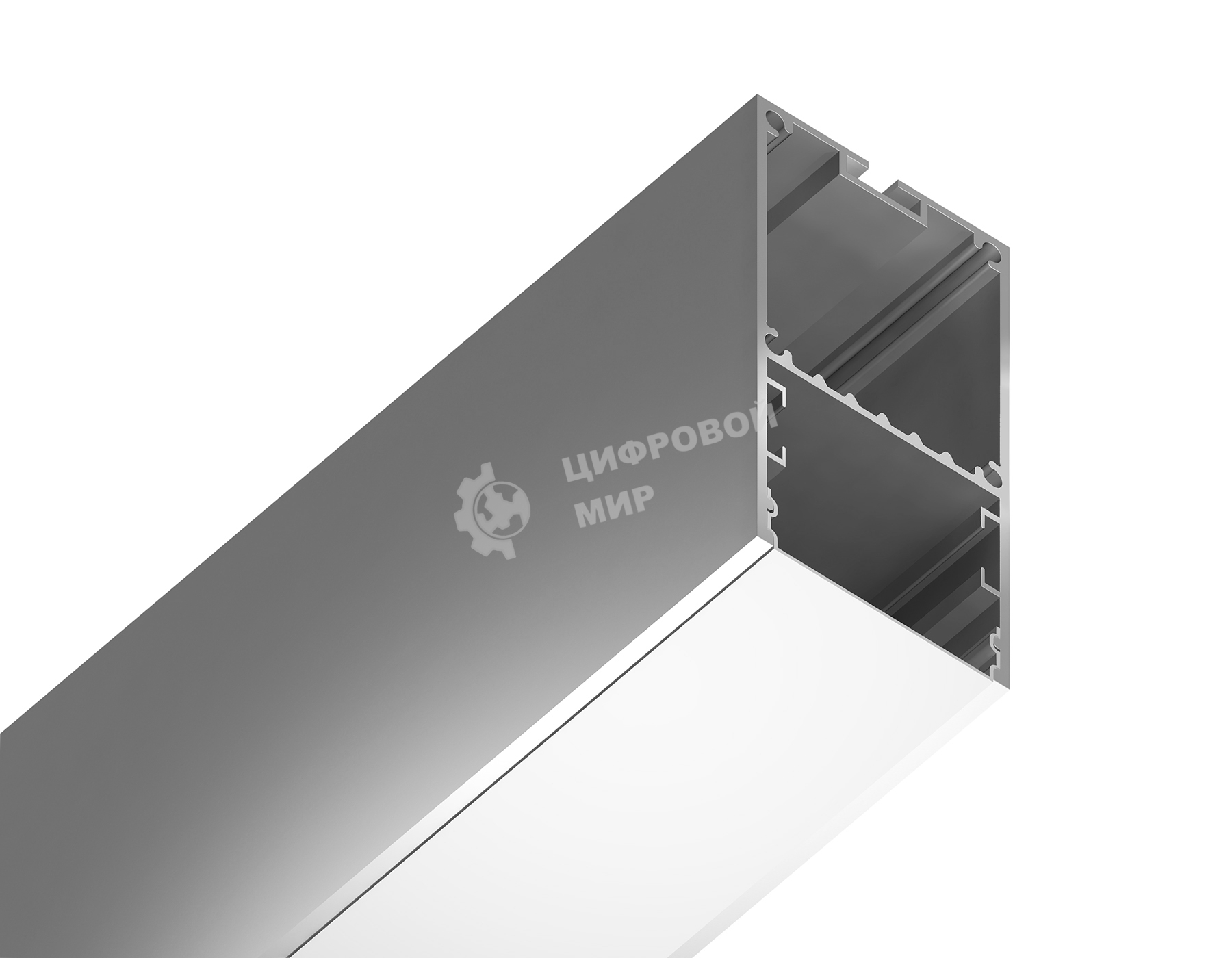 Алюминиевый профиль Ambrella light GP3000AL серебро 2000*35*67