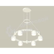 Светильник Ambrella light XR92031203/6 SWH/FR белый песок/белый матовый GX53 (A9203, C9231, N8477)