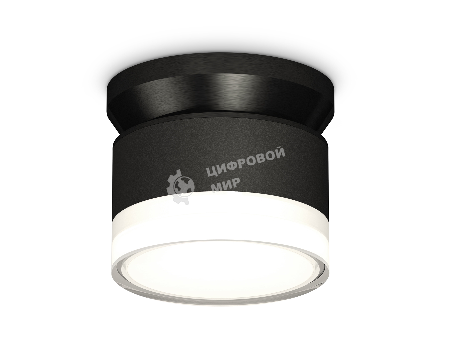 Светильник Ambrella Light XS8102052 SBK/FR/CL черный песок/белый матовый/прозрачный GX53 (N8902, C8102, N8399)
