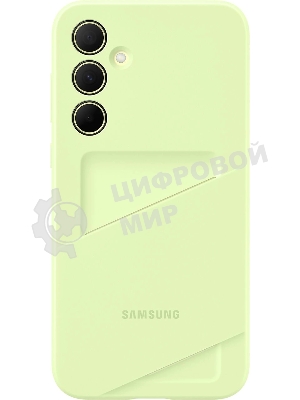 Чехол (клип-кейс) Samsung для Samsung Galaxy A35 Card Slot Case A35 лайм (EF-OA356TMEGRU)