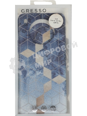 Чехол (клип-кейс) Gresso Meridian, для Honor 50 Lite, синий gr17aaae8879
