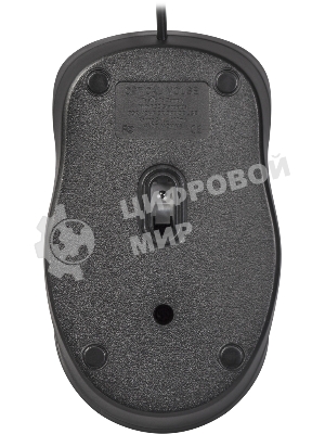 Мышь проводная Defender Point MM-756 черный, 1000 dpi, USB, кнопки - 3