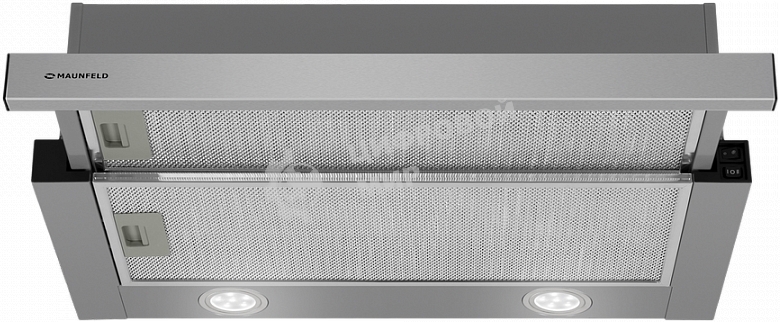 Вытяжка встраиваемая Maunfeld VS Fast 60 нержавеющая сталь, 60 см, 850 куб. м/ч, 47 дБ