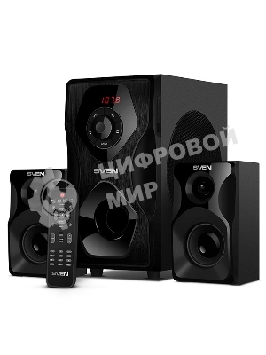 Акустическая система SVEN AC MS-2055, черный (55Вт, FM-тюнер, USB/SD, дисплей, ПДУ, Bluetooth)