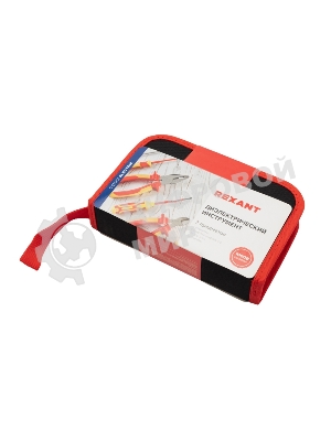 Набор диэлектрического инструмента Rexant RI-01, 7 предметов, до 1000 В, тканевый пенал