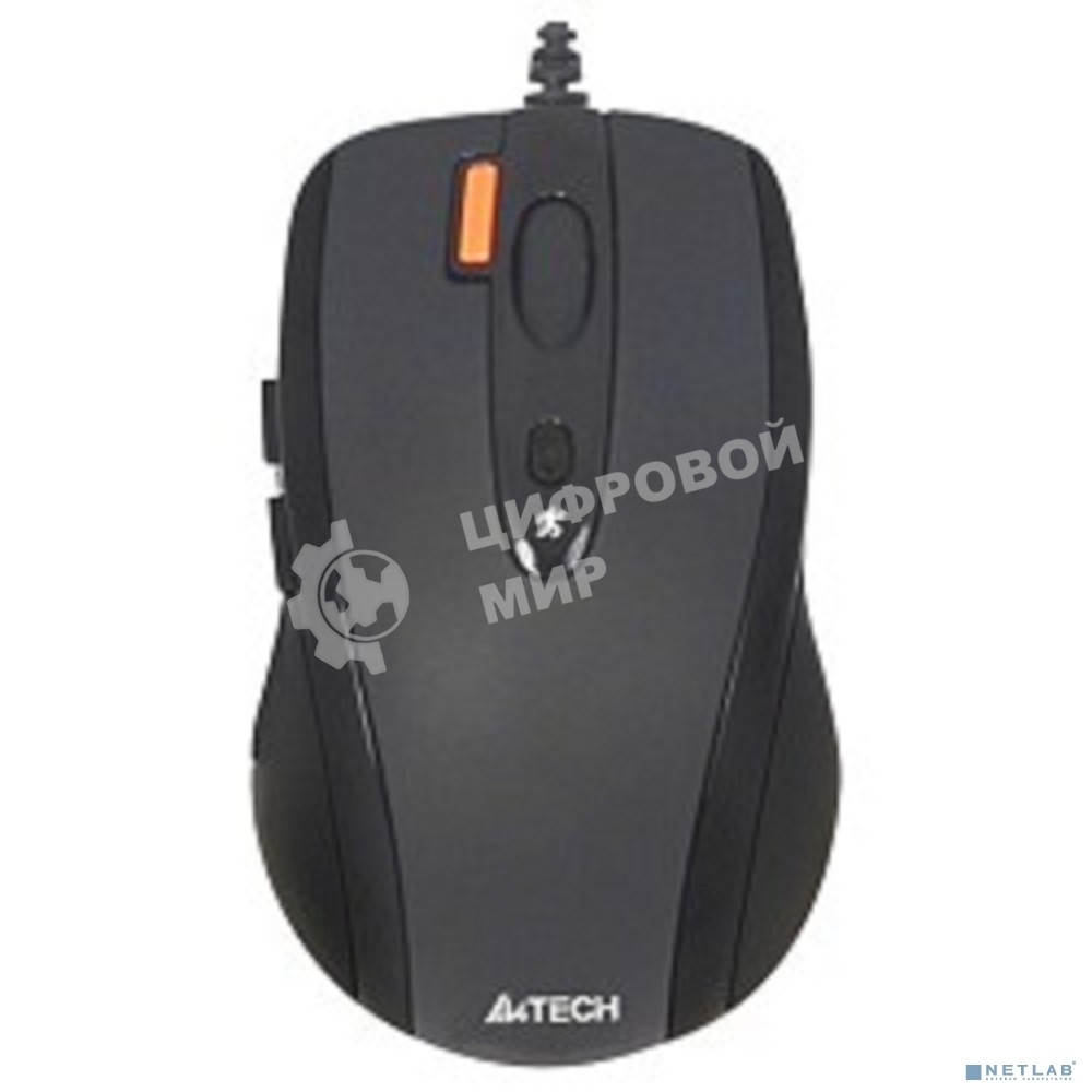 Мышь проводная A4Tech N-70FX черный, 1600 dpi, USB, кнопки - 7