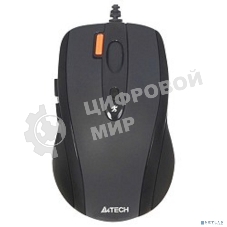 Мышь проводная A4Tech N-70FX черный, 1600 dpi, USB, кнопки - 7
