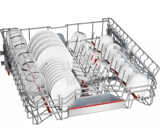 Встраиваемая посудомоечная машина Bosch SMV6ECX08E, серебристый, 59.8 см, 14 компл., 42 дБ, класс G