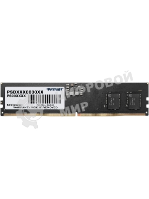 Оперативная память Patriot Signature, DDR5, 32GB (1x32 GB), 4800 MHz, CL40, DIMM