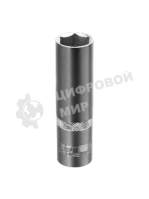 Головка торцевая удлиненная Stels 16 мм, 6-гранная, CrV, под квадрат 1/2