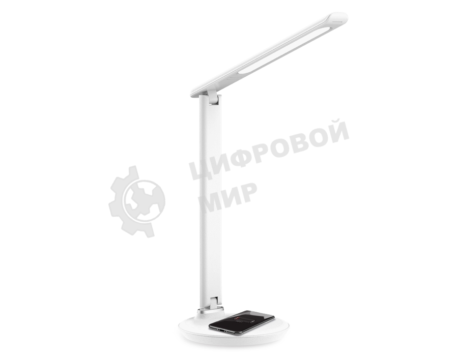 Светодиодная настольная лампа с беспроводной зарядкой Ambrella light DE520 WH белый LED 3000-6400K 8W