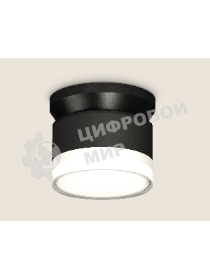 Светильник Ambrella Light XS8102052 SBK/FR/CL черный песок/белый матовый/прозрачный GX53 (N8902, C8102, N8399)