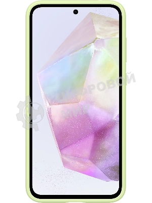 Чехол (клип-кейс) Samsung для Samsung Galaxy A35 Card Slot Case A35 лайм (EF-OA356TMEGRU)