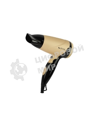 Фен Centek CT-2209 BLG черный/золотой перламутр, 1600 Вт, компактный