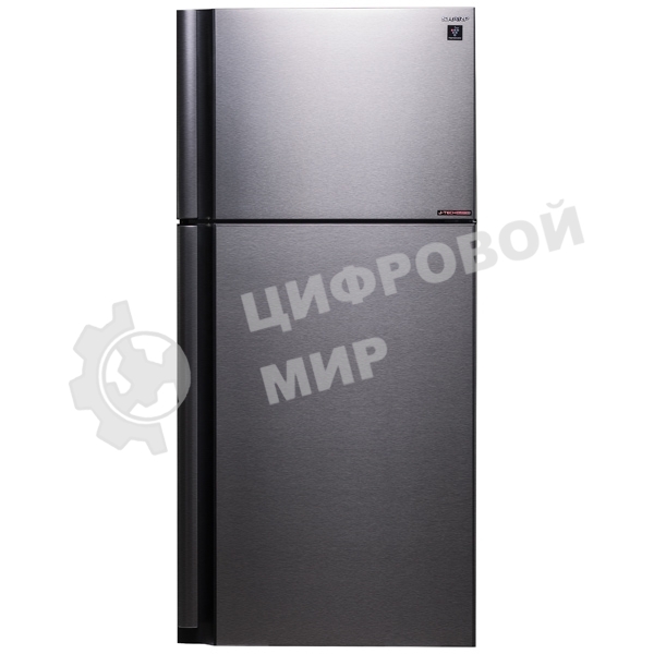 Холодильник Sharp SJ-XG55PMSL серебристый двухкамерный 394/162 л морозилка сверху